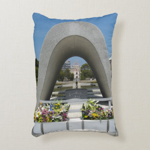 Hiroshima Memorial Cenotaph Decorative Cushion