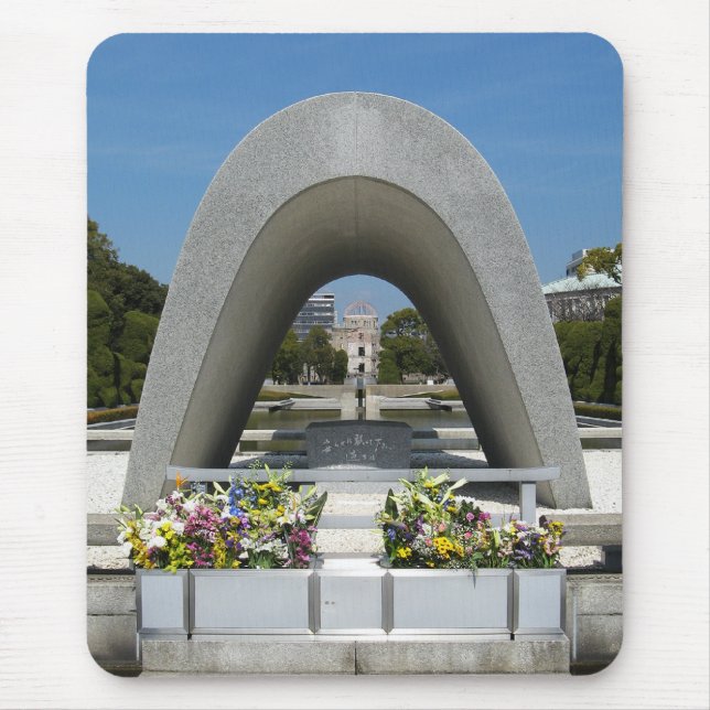 Hiroshima Memorial Cenotaph Mouse Mat (Front)