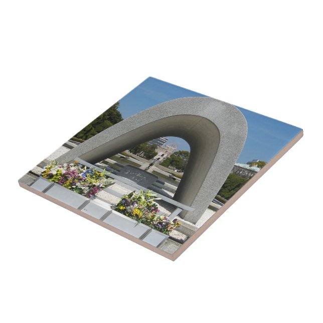 Hiroshima Memorial Cenotaph Tile (Side)