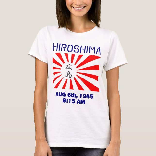 Hiroshima Rising Sun T-Shirt (Front)