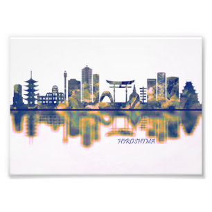Hiroshima Skyline Photo Print