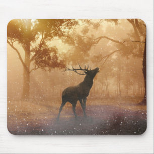 Hirsch beautiful nature scenery mouse mat