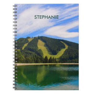 Hirschenkogel in Summer - Water Reflections Notebook