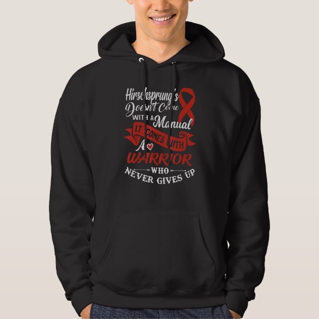Hirschsprung's Disease A Warrior Who Never Gives U Hoodie (Front)