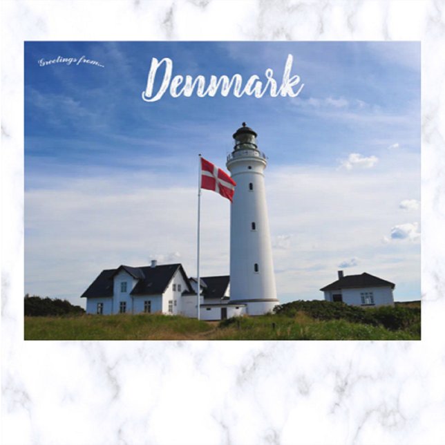 Hirtshals Lighthouse in Hirtshals Denmark Postcard (Creator Uploaded)