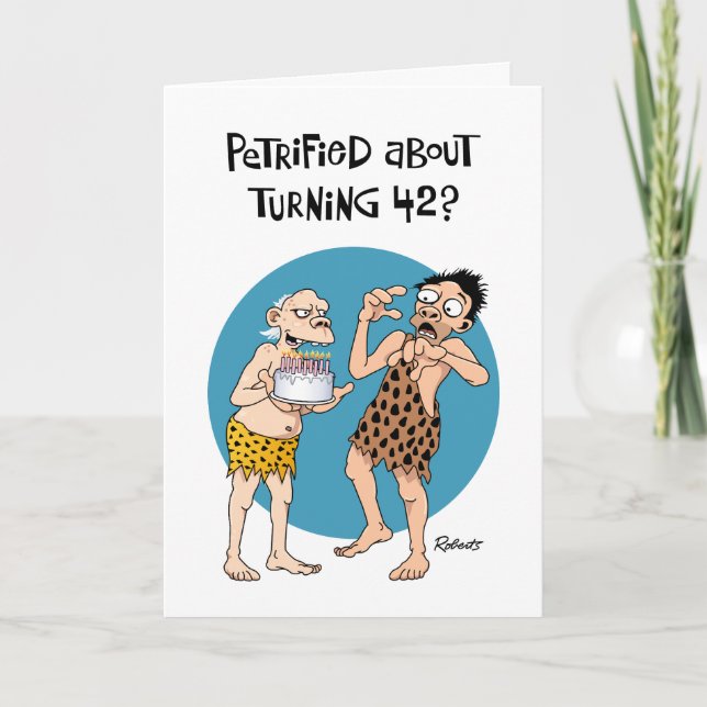 His 42nd Birthday Card (Front)