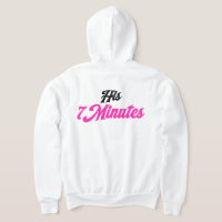 His 7 Minutes Cute Matching Couple Zip Hoodie