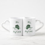 His and Her Big Catch fishing Mugs<br><div class="desc">His and Her Big Catch fishing Mugs. So cute and perfect or that couple that like to fish together! Put the date of your wedding on back and makes a great wedding gift! or  a fantastic christmas gift for that special couple that shares their love of fishing!</div>