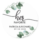 His and Her Favourite Greenery Wedding