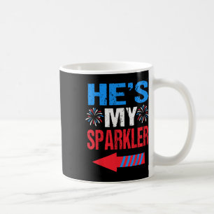His And Hers 4th Of July Shirts Couples He's My Sp Coffee Mug