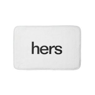 His and Hers Bath Mats