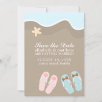 His and Hers Flip Flop Sandals Wedding