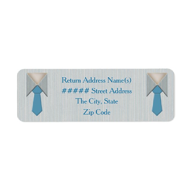 His and His Blue Oxford Pinstripe (Front)