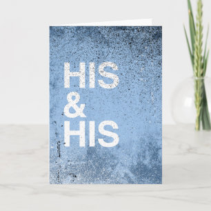 HIS AND HIS WHITE -.png Holiday Card