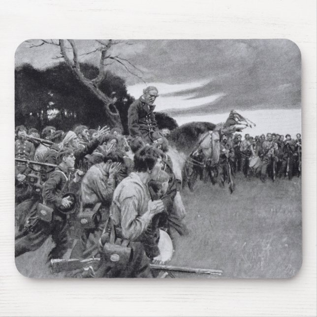 His army broke up weeping and sobbing' mouse mat (Front)