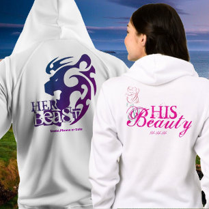 His Beauty & Her Beast Couples Hoodie