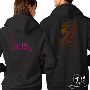 His Beauty & Her Beast Couples Hoodie