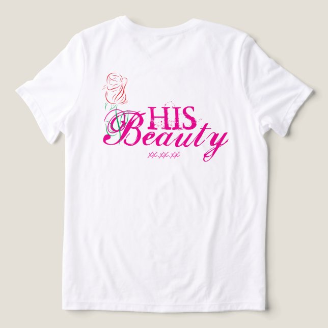 His Beauty Tri-Blend Shirt (Design Back)