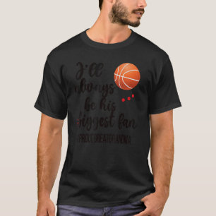 His Biggest Fan Proud Basketball Great Grandma T-Shirt