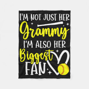 His Biggest Fan Softll Grammy Of A Softll Player G Fleece Blanket