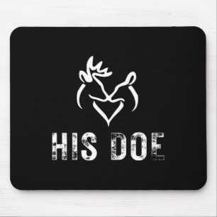 His Doe Matching Hunting Couples Valentines Day Fo Mouse Mat