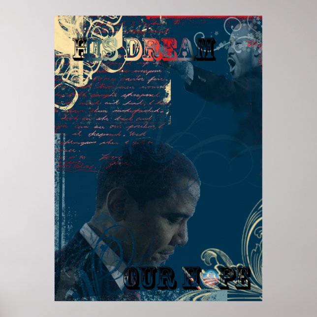 His Dream, Our Hope Poster (Front)