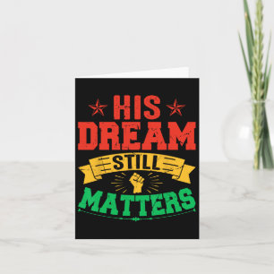 His Dream Still Problems Mlk  Card