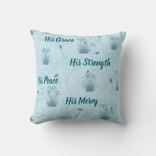 His Everything Queen Anne's Lace Cushion