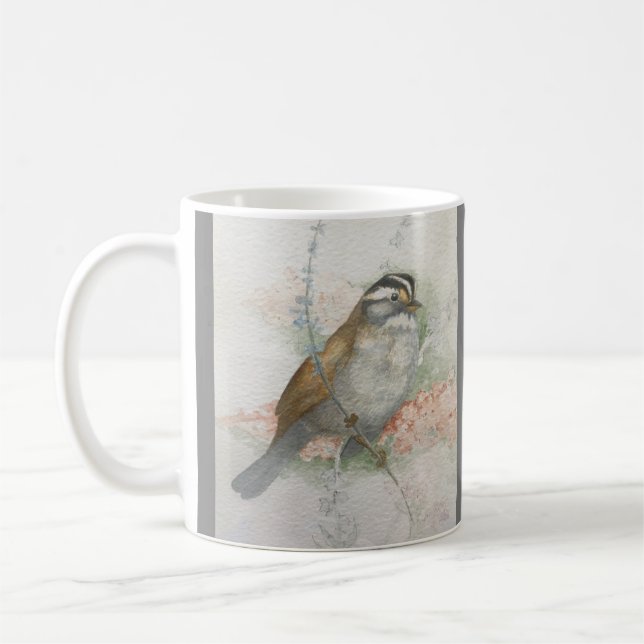 His Eye Is On The Sparrow Bible Quote Mug (Left)