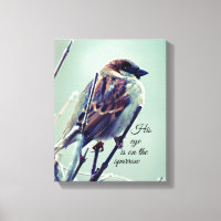 His eye is on the sparrow