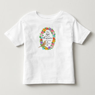 His Eye is on the Sparrow Christian Toddler Top