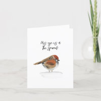 His eye is on the sparrow Gift Card