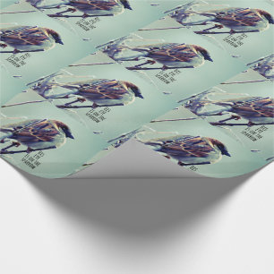 HIs eye is on the Sparrow Wrapping Paper