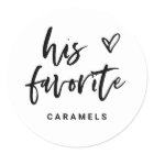His Favourite | Modern Casual Script and Heart