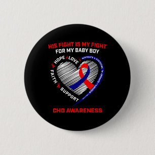 His Fight Ba1 6 Cm Round Badge