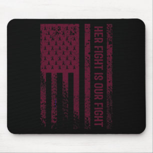 His Fight Is My Fight Brain Aneurysm Awareness 2 Mouse Mat