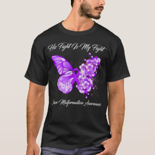 His Fight Is My Fight Chiari Malformation Awarenes T-Shirt