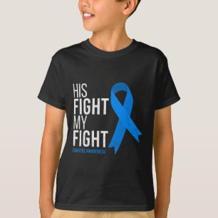 His Fight is My Fight Diabetes Awareness T1D Type  T-Shirt