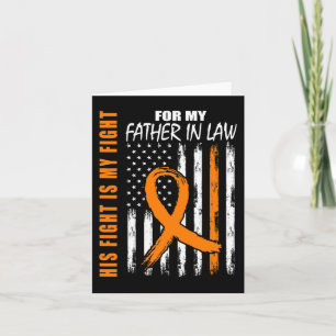 His Fight Is My Fight Father In Law Leukaemia Awar Card