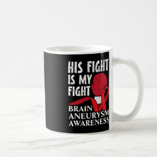 His Fight Is My Fight Medical Condition Aneurysm A Coffee Mug