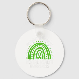 His Fight Is My Fight Mental Health Awareness Key Ring