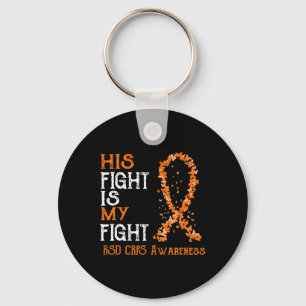 His Fight Is My Fight Rsd Crps Awareness 3 Key Ring