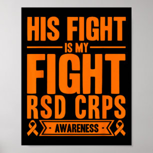 His Fight Is My Fight Rsd Crps Awareness 4 Poster