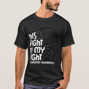 His Fight Is My Fight Skin Cancer Melanoma Awarene T-Shirt