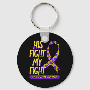 His Fight Is My Fight Sotos Syndrome Cerebral Giga Key Ring