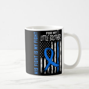 His Fight My Fight Diabetes Awareness Shirt Little Coffee Mug