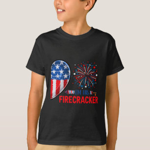 His Firecracker 4th July Funny Couple Costume Patr T-Shirt