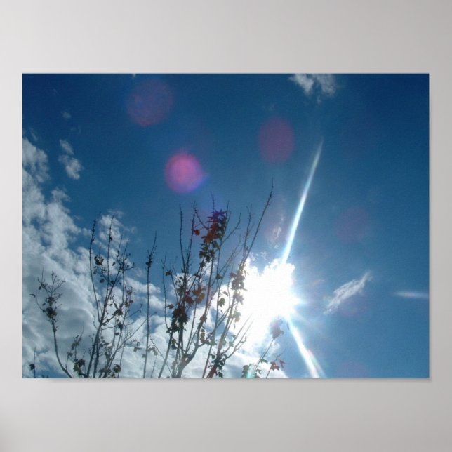 His Glory in the Sky Poster (Front)