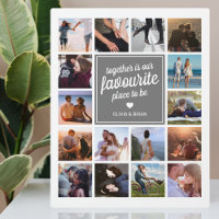 His & Her 16 Photo Collage