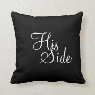 His & Her Brand Throw Pillows-Nicholas Nichole Cushion